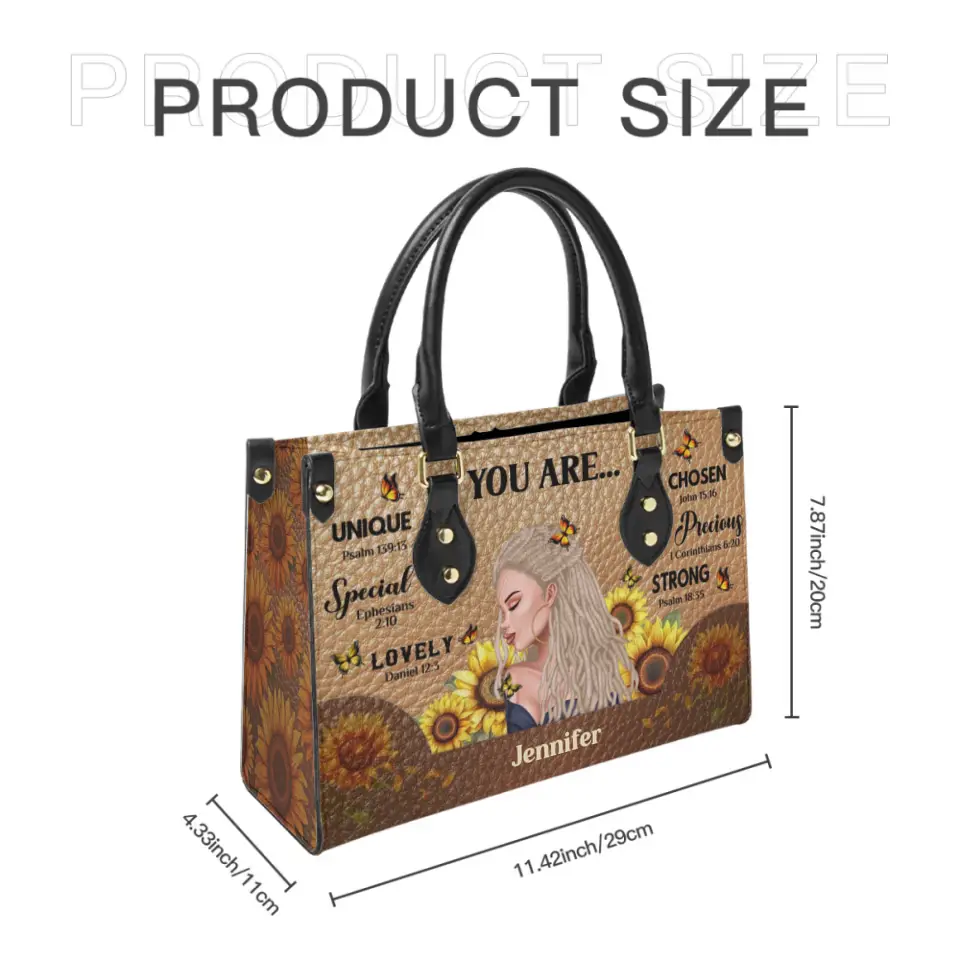 Sac en cuir cadeau pour fille - You Are Affirmation