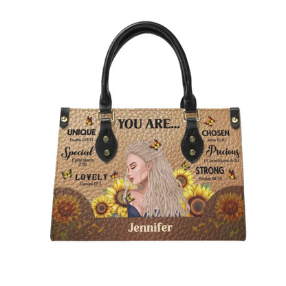 Sac en cuir cadeau pour fille - You Are Affirmation