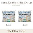 Baby Birth Information Statistics Pillow - Welcome To The World