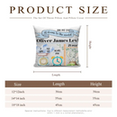 Baby Birth Information Statistics Pillow - Welcome To The World