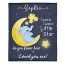 Personalized Baby Blanket - Do You Know How Loved To You