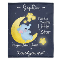 Personalized Baby Blanket - Do You Know How Loved To You