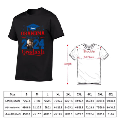 Personalized Class of 2024 Proud Graduate Shirt, Custom Photo