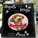 Cadeaux de couverture personnalisés pour les propriétaires d'animaux de compagnie, les amoureux des chiens et des chats - Les anges n'ont pas toujours des ailes