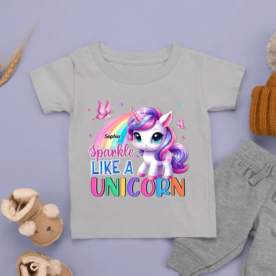 Sparkle Like A Unicorn Kid T Shirt