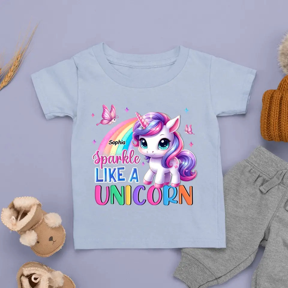 Sparkle Like A Unicorn Kid T Shirt