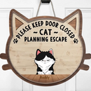 Amoureux des chats - Cat Plan Escape - Panneaux en bois personnalisés