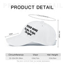 Man Myth Legend, Name Customized Baseball Cap Mesh Cap