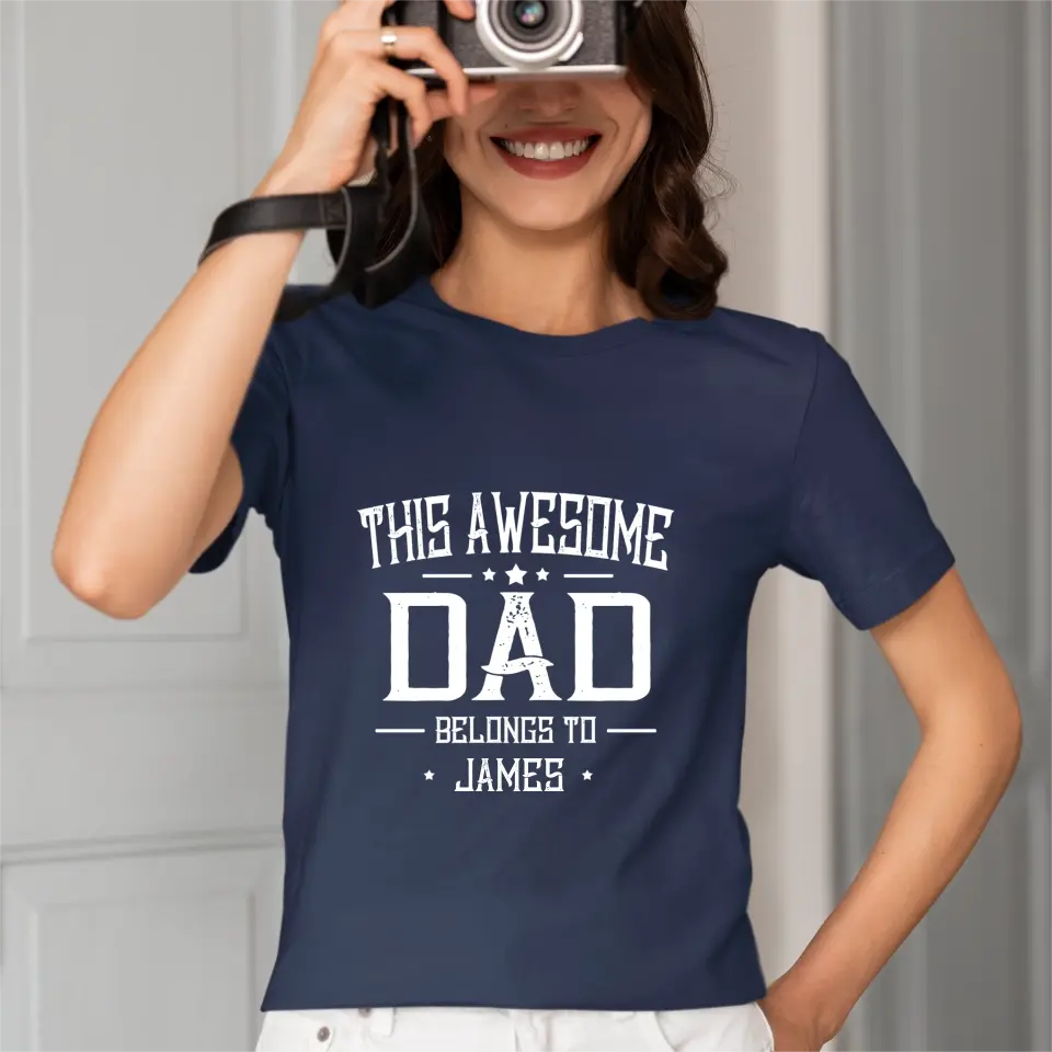 Personalized shirts, customized shirts with the names of loved ones, gifts for loved ones