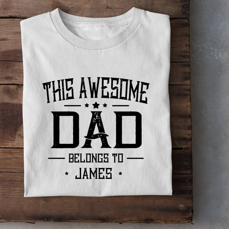 Personalized shirts, customized shirts with the names of loved ones, gifts for loved ones