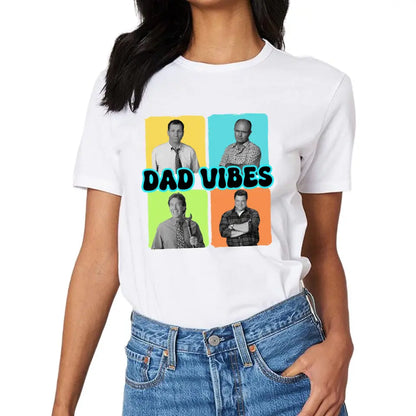 Personalized Custom Photo Shirt - Dad Vibes, Gift For Dad