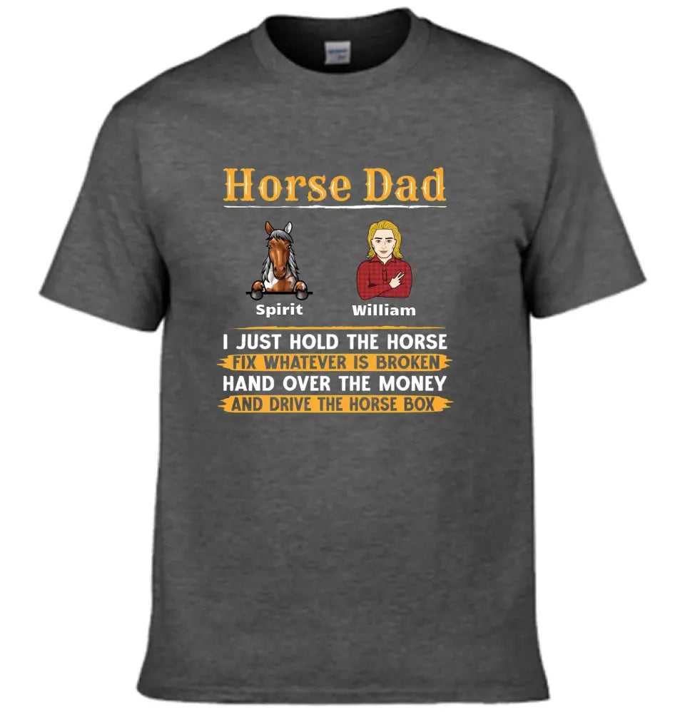 Horse Dad - Personalized T-shirt