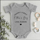 Happy First Father's Day Baby Onesie