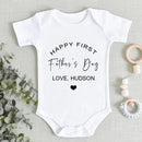 Happy First Father's Day Baby Onesie