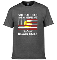 T-shirt softball, cadeau pour papa, cadeau pour les amateurs de softball