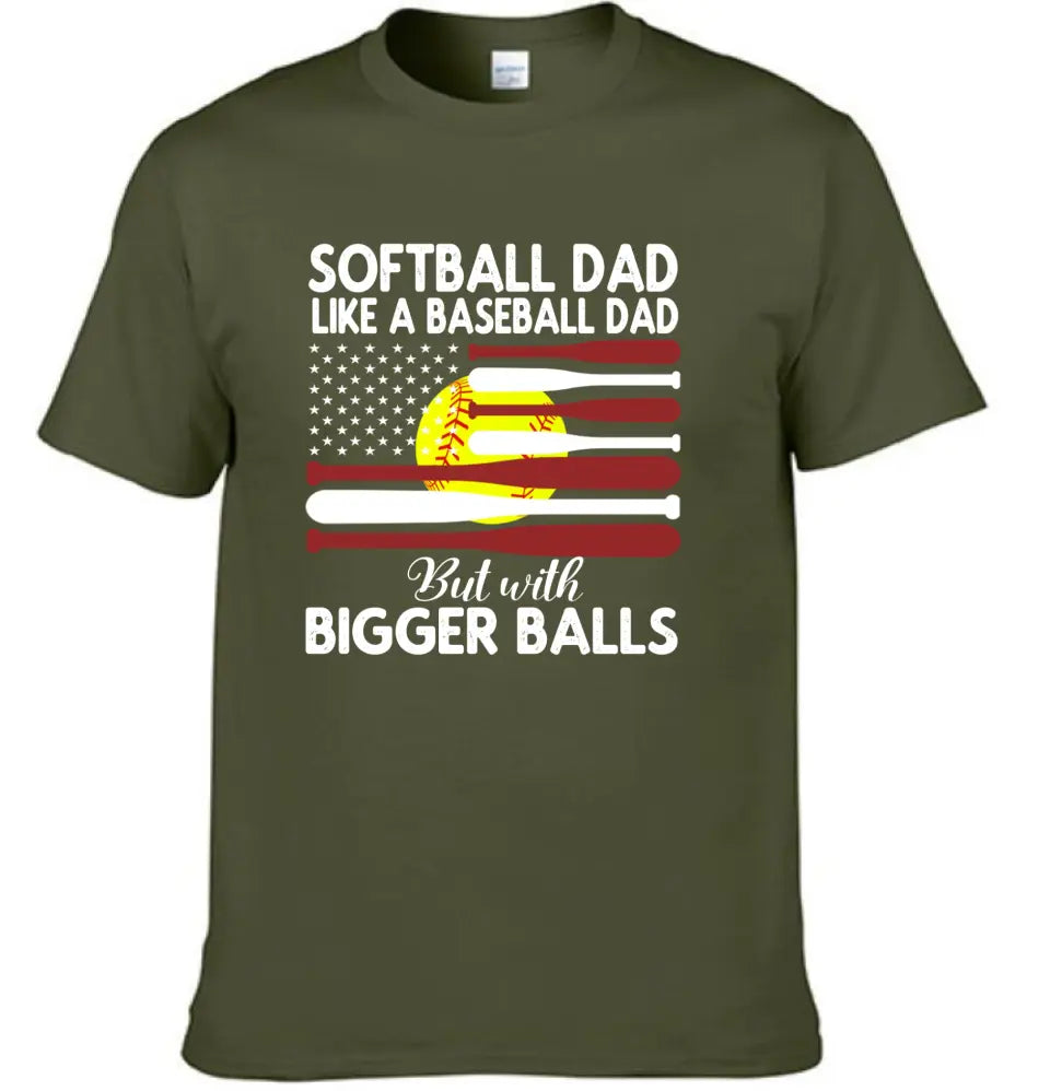 T-shirt softball, cadeau pour papa, cadeau pour les amateurs de softball