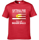 T-shirt softball, cadeau pour papa, cadeau pour les amateurs de softball