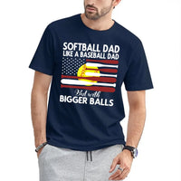 T-shirt softball, cadeau pour papa, cadeau pour les amateurs de softball