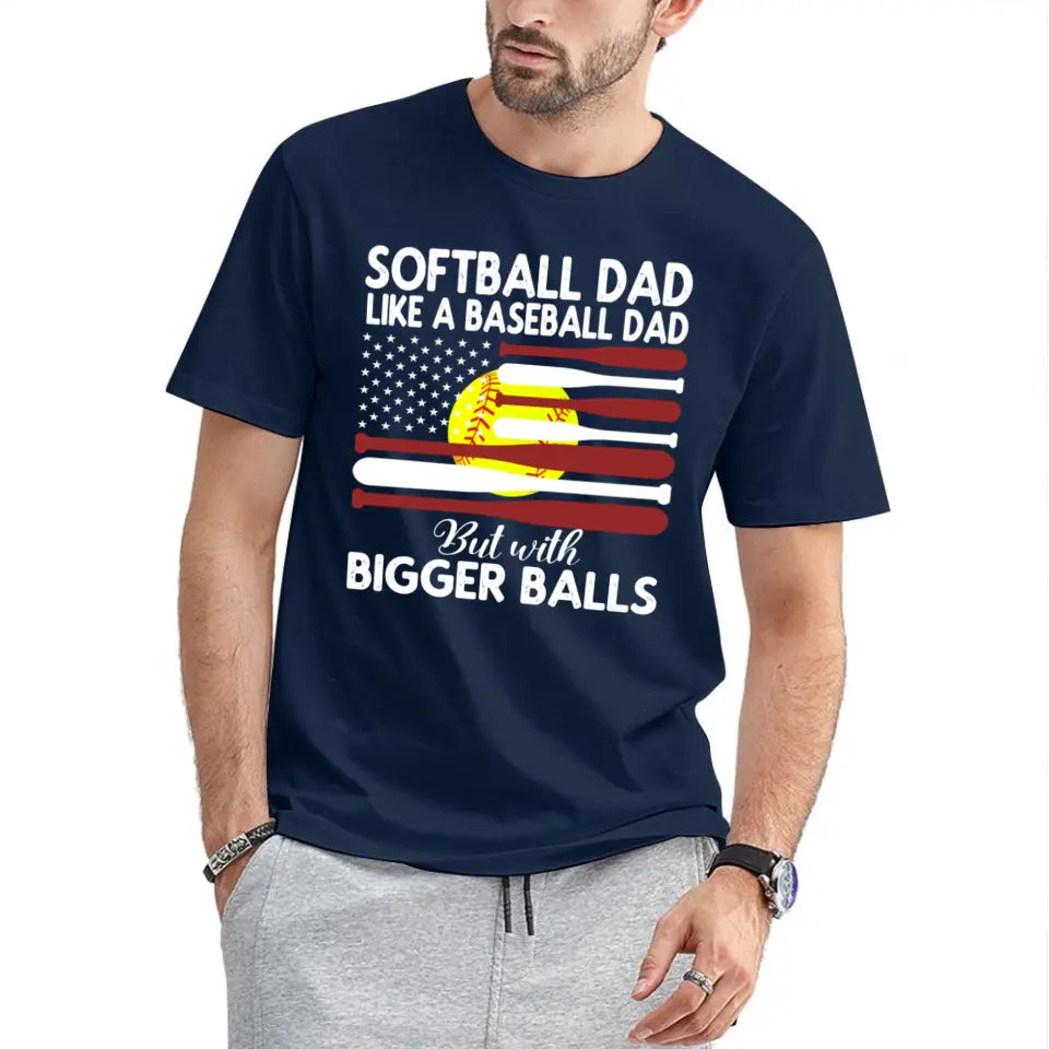 T-shirt softball, cadeau pour papa, cadeau pour les amateurs de softball