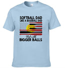 T-shirt softball, cadeau pour papa, cadeau pour les amateurs de softball