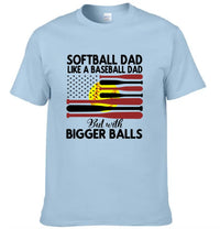 T-shirt softball, cadeau pour papa, cadeau pour les amateurs de softball