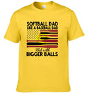 T-shirt softball, cadeau pour papa, cadeau pour les amateurs de softball