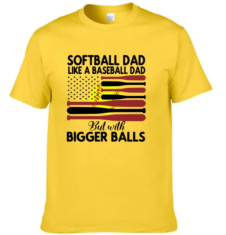 T-shirt softball, cadeau pour papa, cadeau pour les amateurs de softball