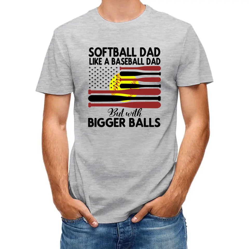 T-shirt softball, cadeau pour papa, cadeau pour les amateurs de softball