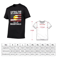 T-shirt softball, cadeau pour papa, cadeau pour les amateurs de softball
