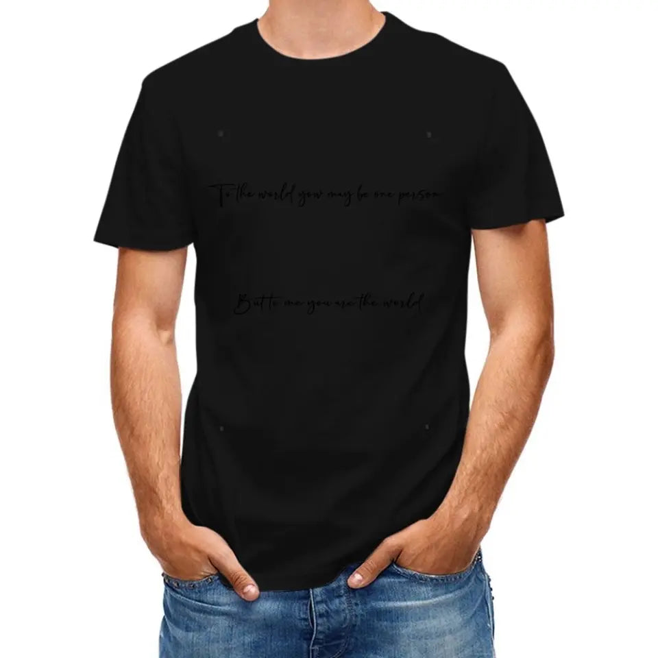 Personalized Father’s Day Themed T-shirt Special Gift