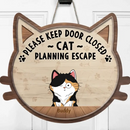 Amoureux des chats - Cat Plan Escape - Panneaux en bois personnalisés