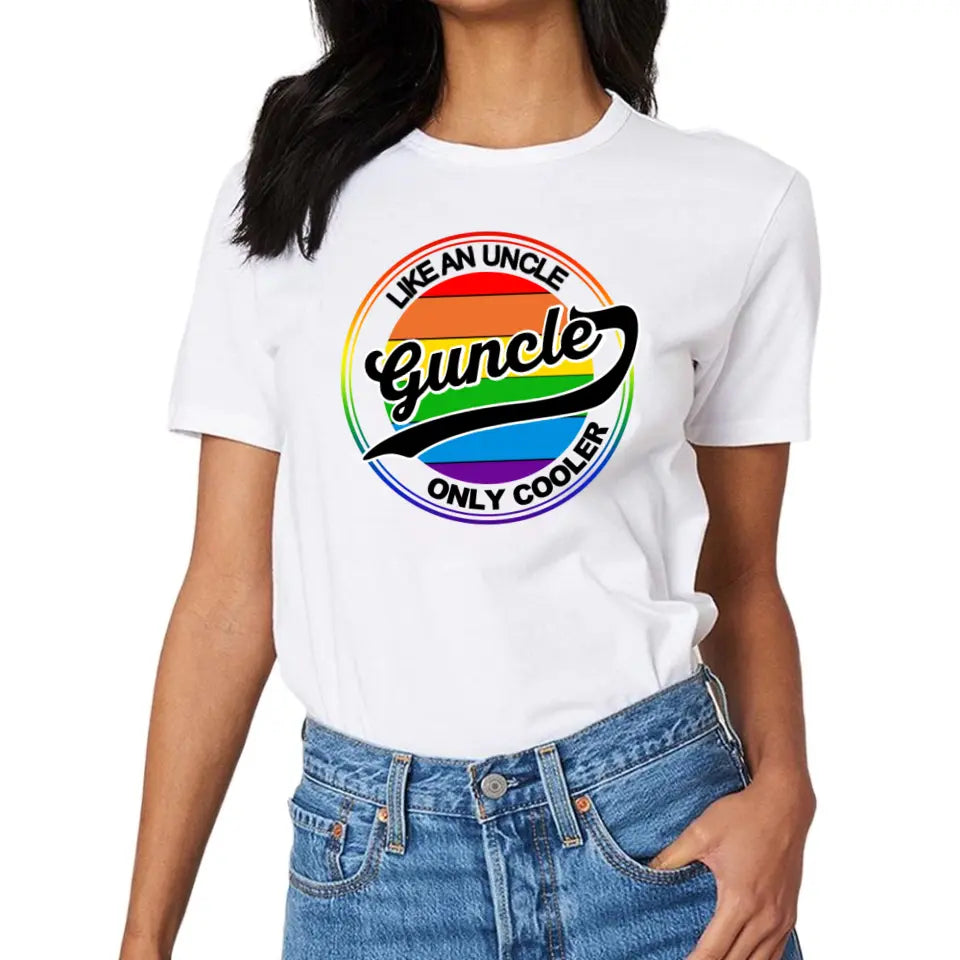 Guncle Shirt, Like Uncle’s Own Cooler, Pride Month Gift