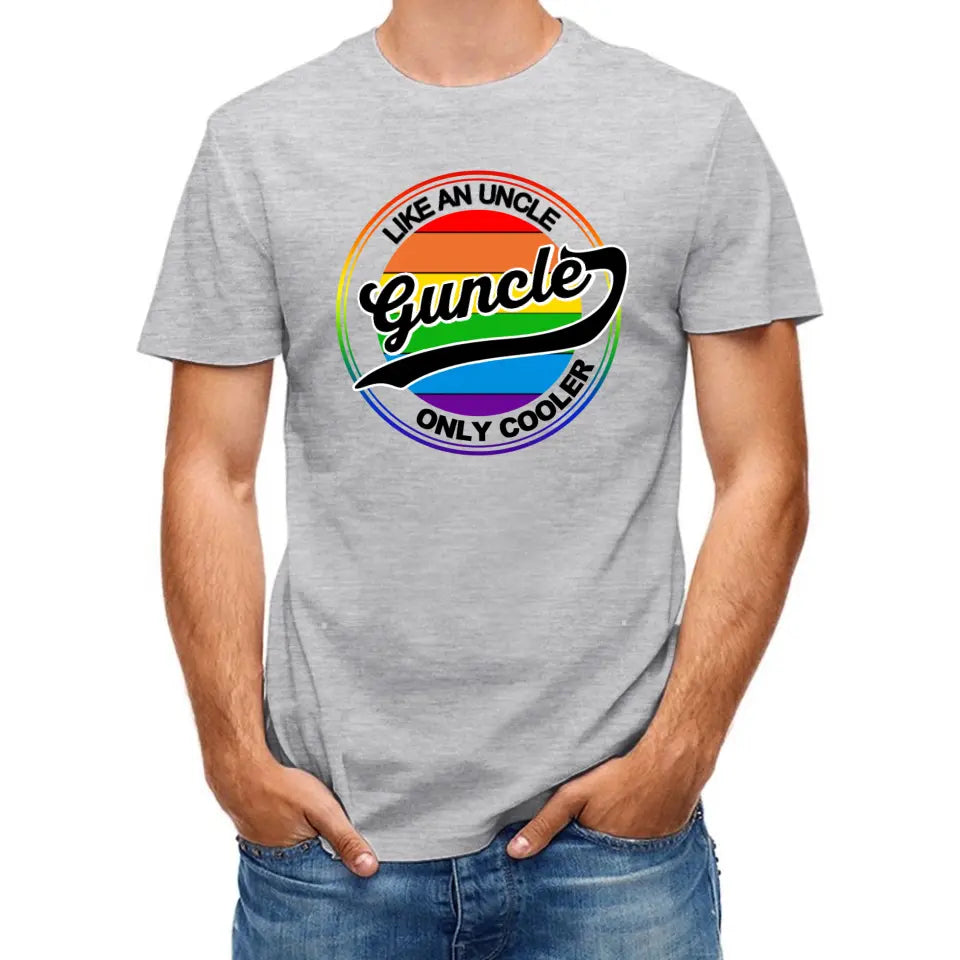 Guncle Shirt, Like Uncle’s Own Cooler, Pride Month Gift