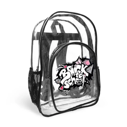 Personalized Transparent Waterproof Backpack