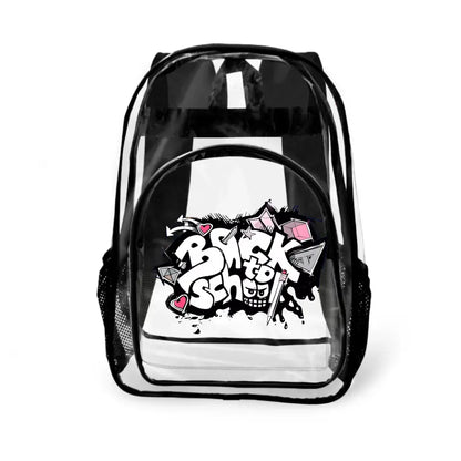 Personalized Transparent Waterproof Backpack