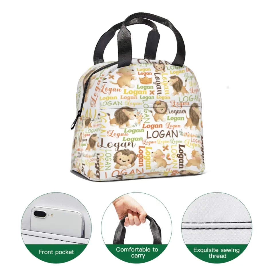 Customized Little Lion Schoolbag With Children’s Names, A Gift For The Beginning Of the School Season