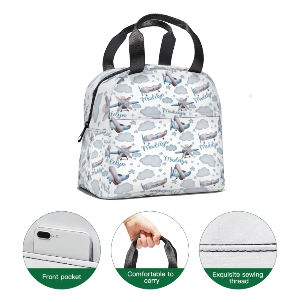 Customized Airplane Backpacks With Personalized Names, A Great School Season Gift For Kids