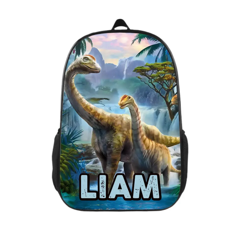 Jurassic Dinosaurs - Personalized Name Backpacks for Kids - School Season Gifts for Kids