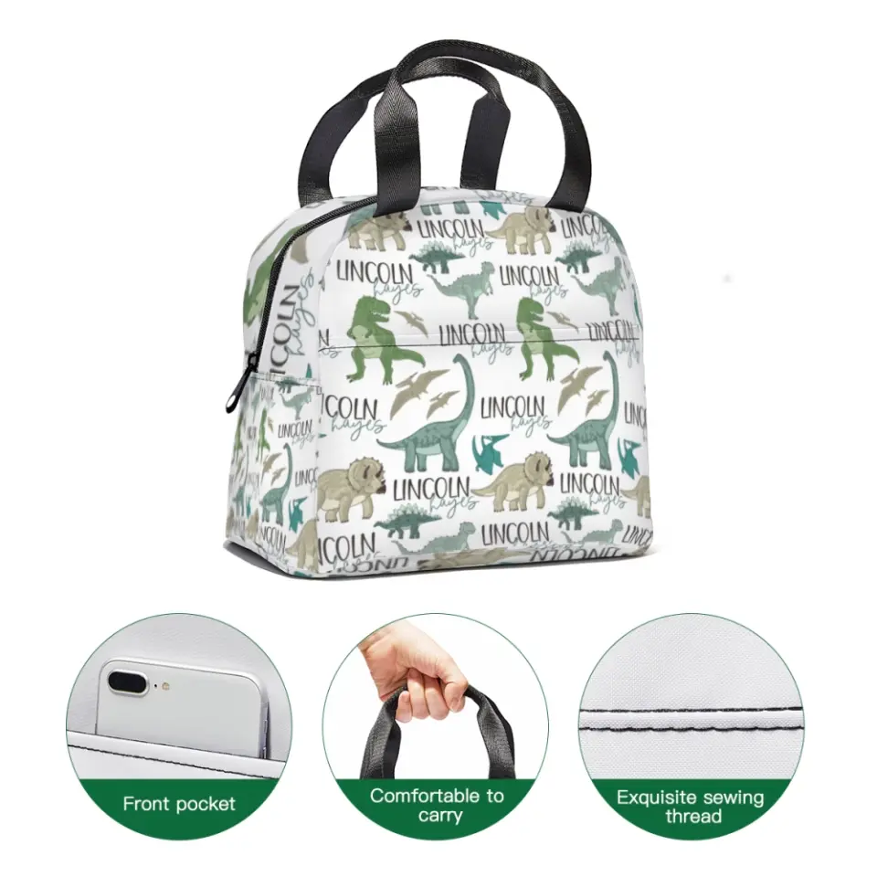 Name Customized Dinosaur Park Backpack - Graduation Season Kids Gifts