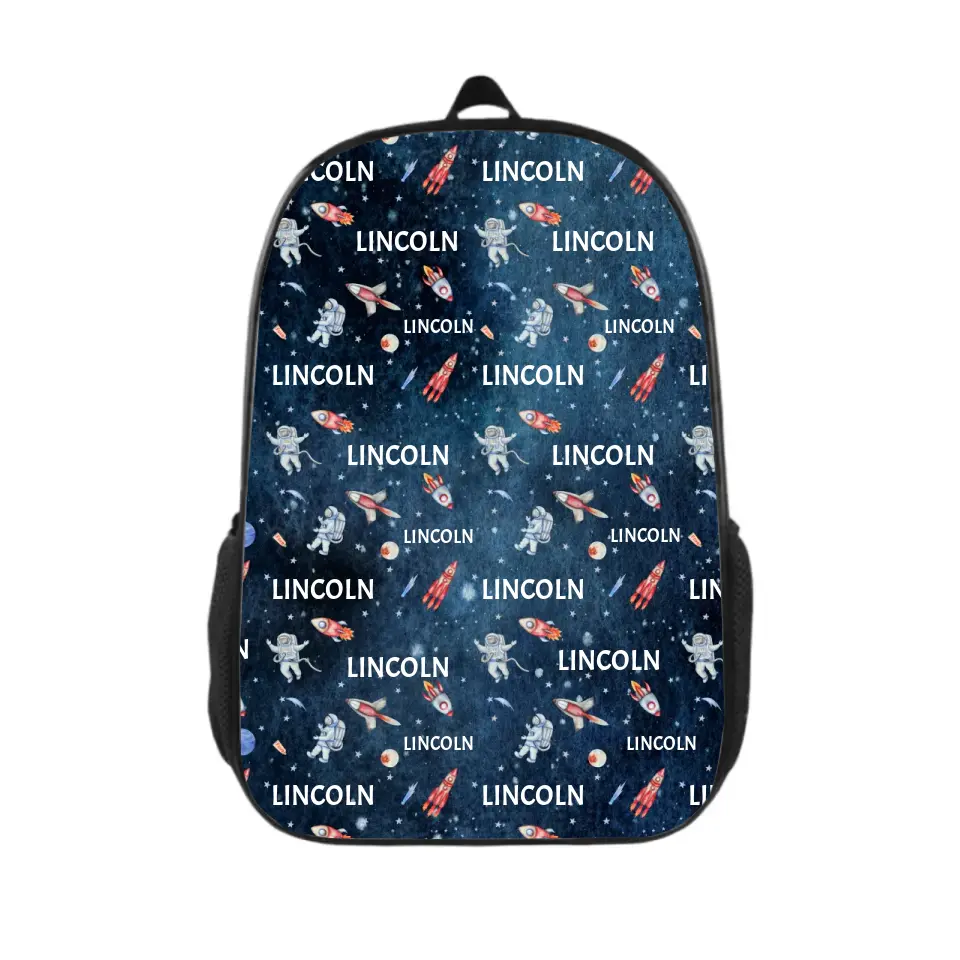 Personalized Custom Space Backpack with Name School Season Gift