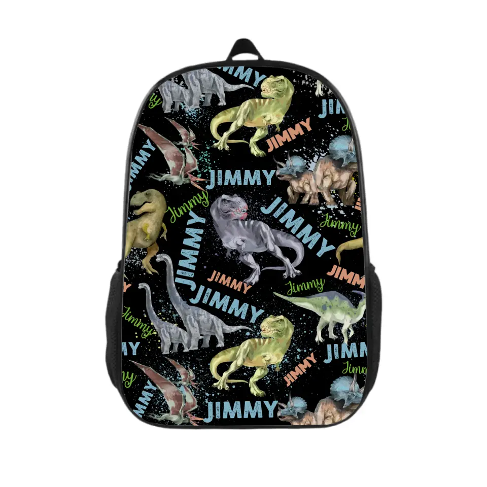 Personalized Dinosaur Lovers with Names Custom Backpacks - Opening Season Gifts for Kids