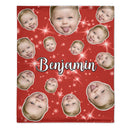 Face Blanket, Personalized Blanket with Photo, Blanket with Baby Pet Human Face