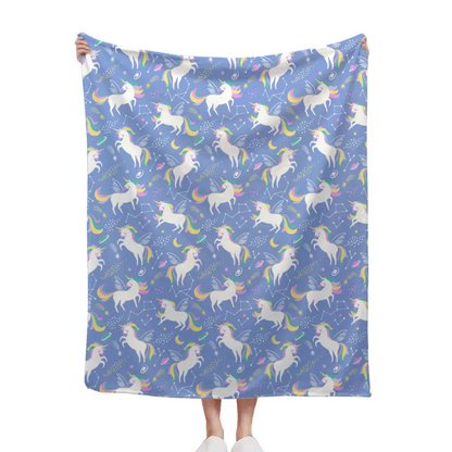 Free Shipping✈️Personalized Unicorn Crab Shell Gift Blanket