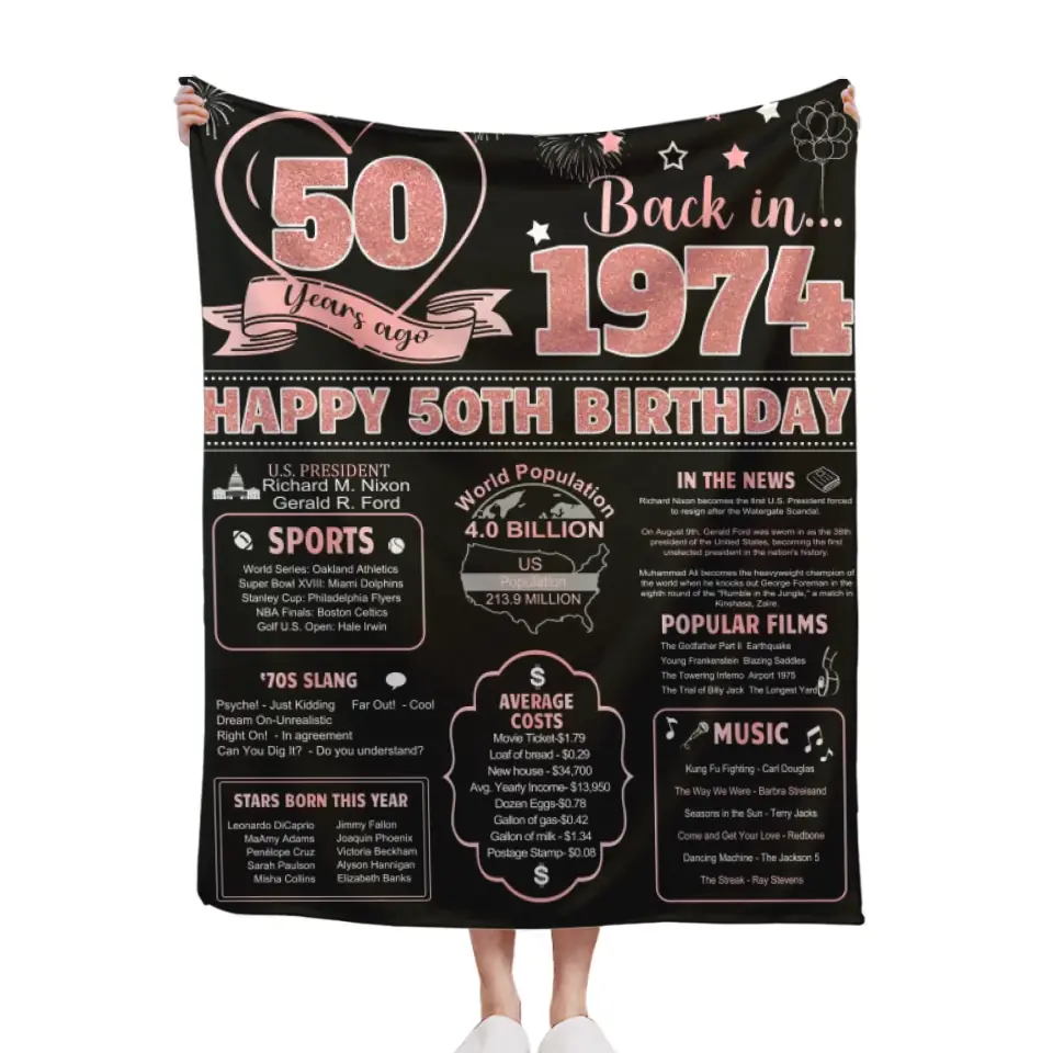 Free shipping✈️40th/50th Birthday Gifts for Women Blanket, Novelty Gifts