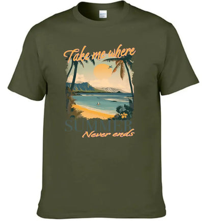 Take Me Where Summer Never Ends Summer T-Shirt