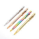 Gradient Rainbow Metal Ballpoint Pen, Custom Name, Refillable Twist-Open Ballpoint Pen