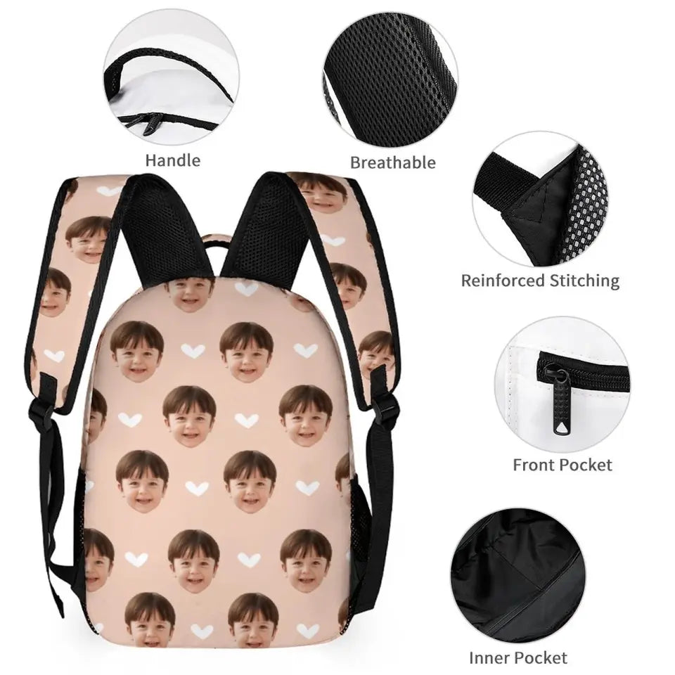 Personalized Photo Backpack, A Gift For Your Child To Start School