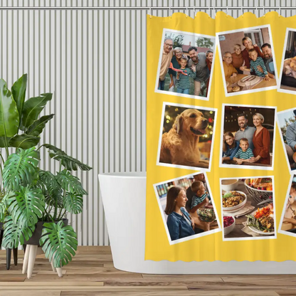 Custom Photo Shower Curtains Personalized Gifts for Your Family