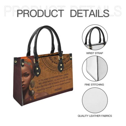 Kaleidoscope of Beauty - Personalized Leather Bag