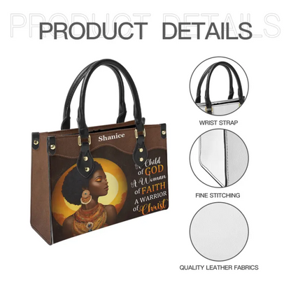 A Child Of God - Personalized Leather Bag